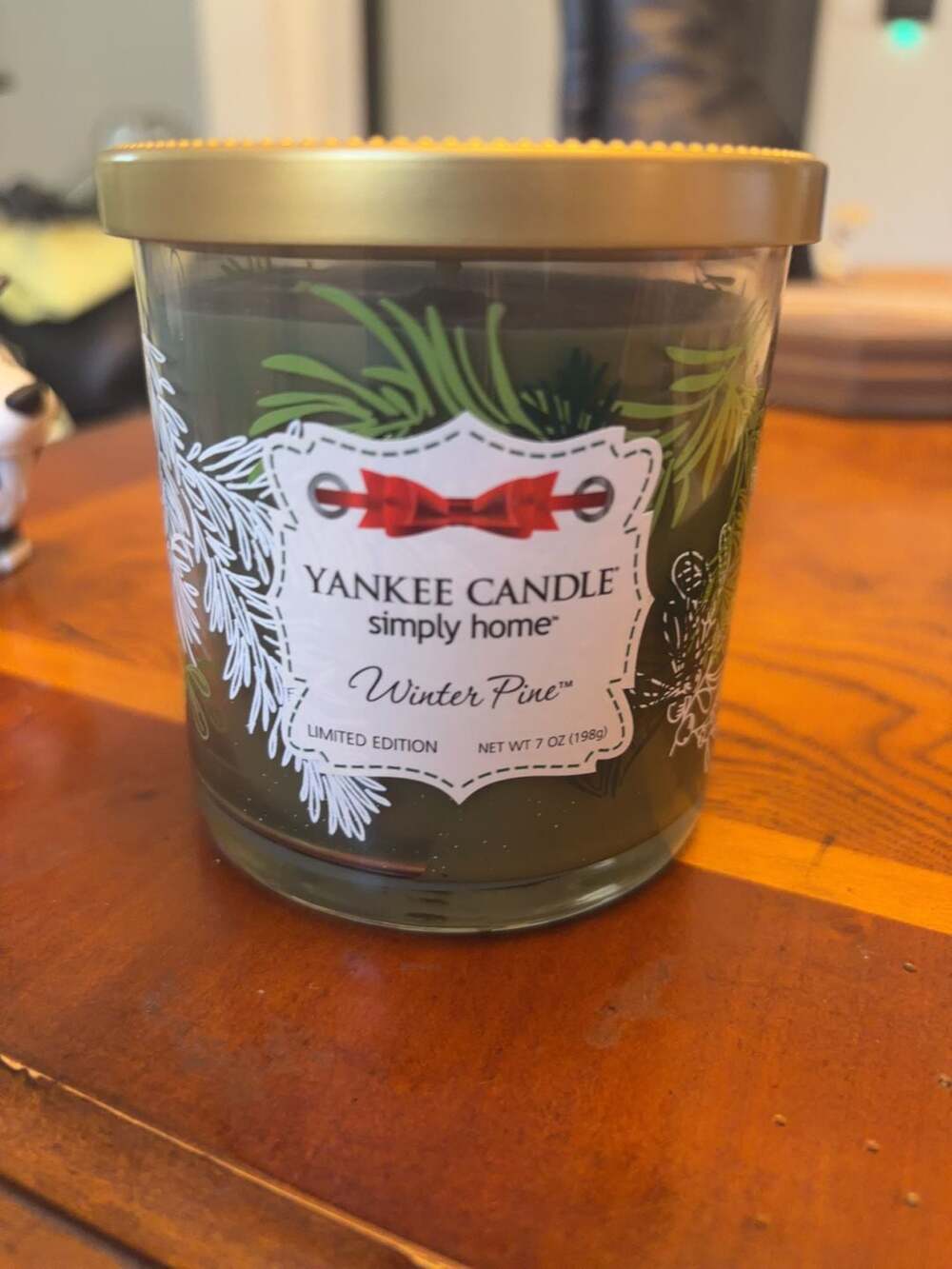 Yankee Candle Simply Home Winter Pine Limited Edition 7 oz Candle